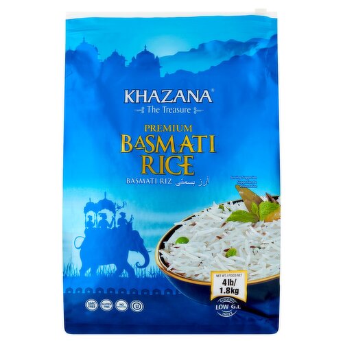 Khazana Premium Basmati Rice, 4lb