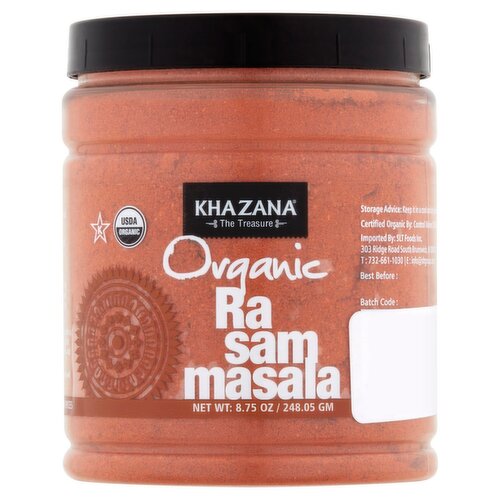 Khazana Organic Rasam Masala, 8.75 oz