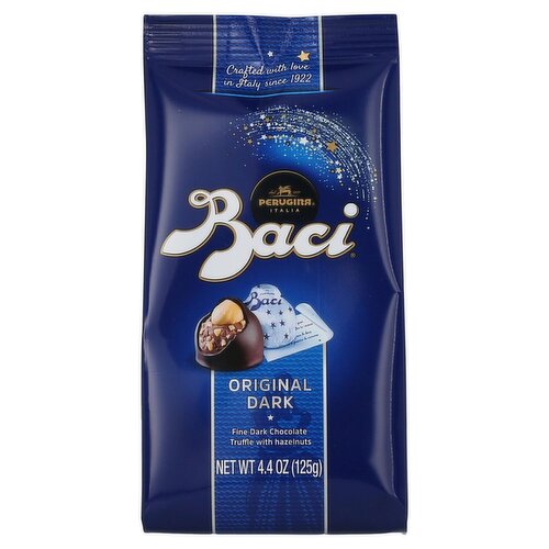 Perugina Baci Original Dark Fine Dark Chocolate Truffle with Hazelnuts, 4.4 oz