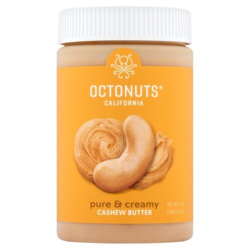 Octonuts California Pure & Creamy Cashew Butter, 16 oz