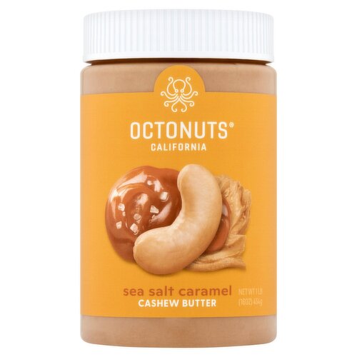 Octonuts California Sea Salt Caramel Cashew Butter, 16 oz