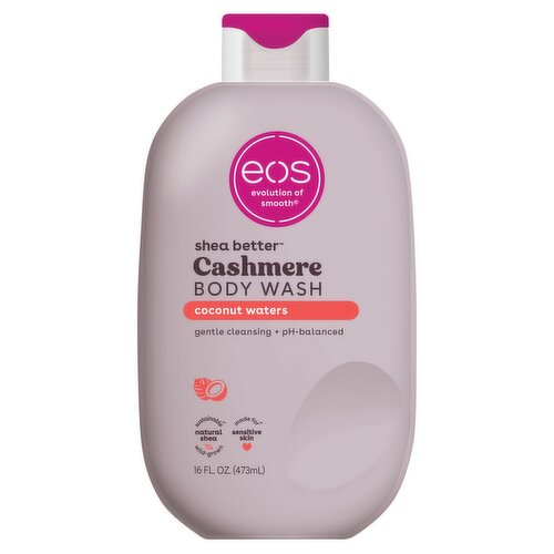 eos Shea Better Coconut Waters Cashmere Body Wash, 16 fl oz