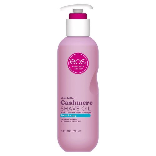 eos Shea Better Fresh & Cozy Cashmere Shave Oil, 6 fl oz