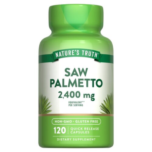 Nature's Truth Saw Palmetto Dietary Supplement, 120 count