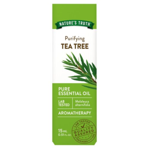 Nature's Truth Purifying Tea Tree Aromatherapy Pure Essential Oil, 0.51 fl oz