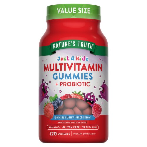 Nature's Truth Multivitamin Delicious Berry Punch Flavor Dietary Supplement Value Size, 120 count