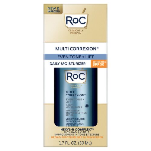 RoC Multi Correxion Even Tone + Lift Board Spectrum Daily Moisturizer Sunscreen, SPF 30, 1.7 fl oz