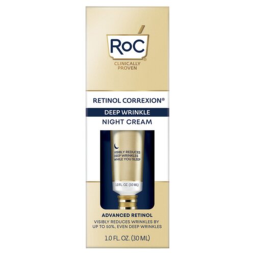 RoC Retinol Correxion Deep Wrinkle Night Cream, 1.0 fl oz