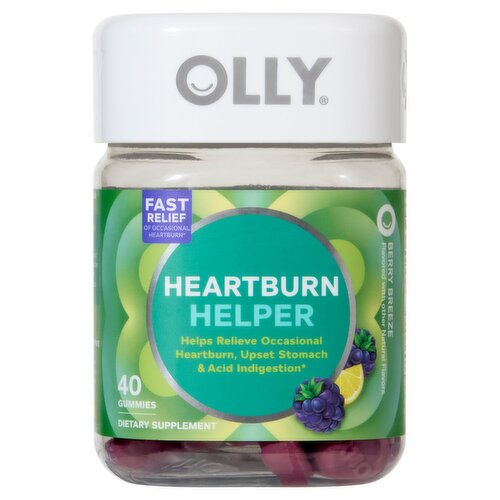 Olly Berry Breeze Heartburn Helper Dietary Supplement, 40 Count