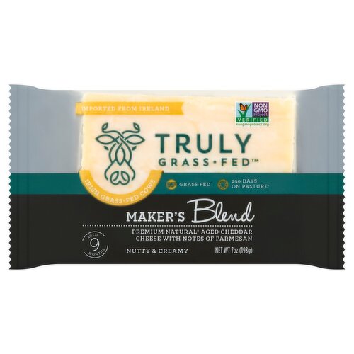 Truly Grass Fed Maker's Blend Nutty & Creamy Cheese, 7 oz
