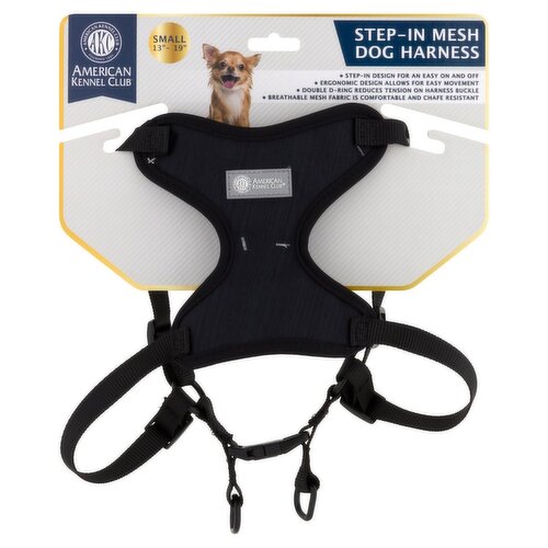 American Kennel Club Small 13" - 19" Step-In Mesh Dog Harness
