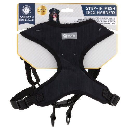 American Kennel Club Large 18"- 27" Step-In Mesh Dog Harness