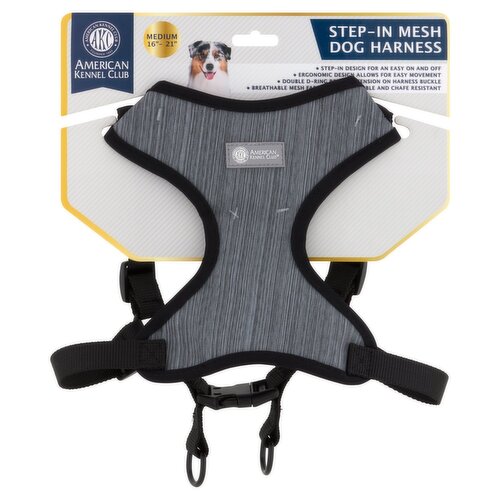 American Kennel Club Medium 16"- 21" Step-In Mesh Dog Harness
