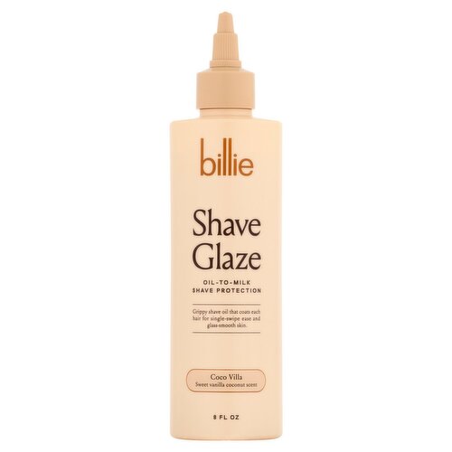 Billie Shave Glaze Coco Villa Oil-To-Milk Shave Protection, 8 fl oz