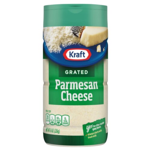 Kraft Grated Parmesan Cheese, 8 oz