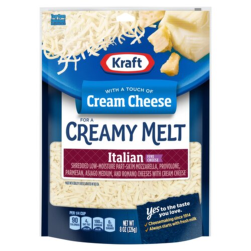Kraft Italian Five Cheese, 8 oz