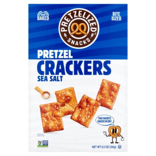 Pretzelized Sea Salt Pretzel Crackers, 6.5 oz