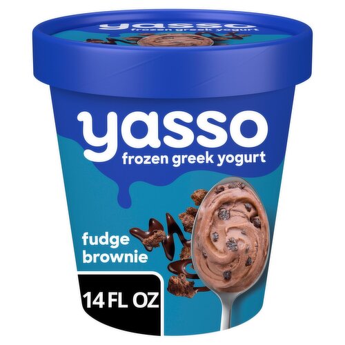 Yasso Fudge Brownie Frozen Greek Yogurt, 14 fl oz