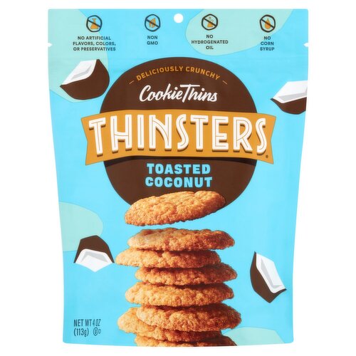 Thinsters Toasted Coconut Cookie Thins, 4 oz