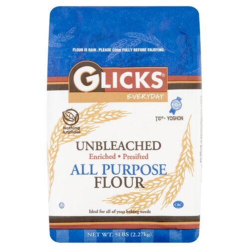 Glicks Everday Unbleached All Purpose Flour, 5 lbs