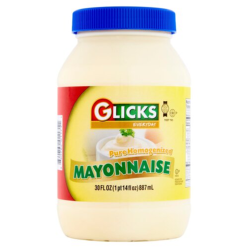 Glicks Everyday Pure Homogenized Mayonnaise, 30 fl oz