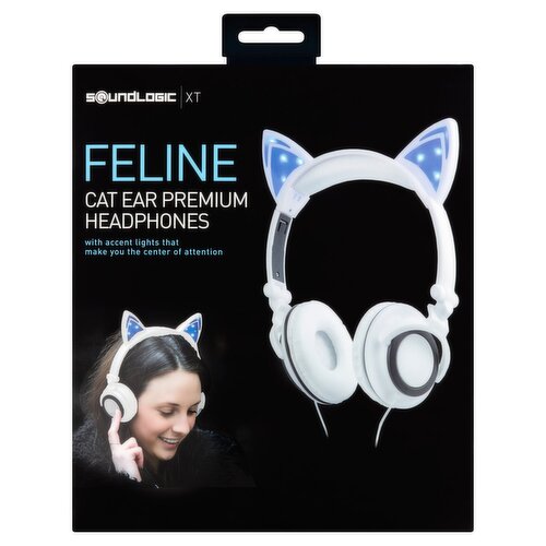 Soundlogic XT Feline Cat Ear Premium Headphones