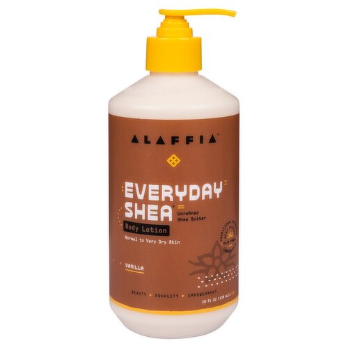 Alaffia EveryDay Shea Vanilla Body Lotion, 16 fl oz