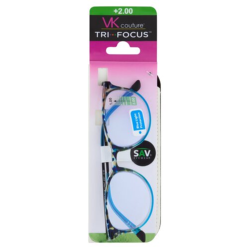 SAV Eyewear VK Couture Tri Focus +2.00 Progressive Readers