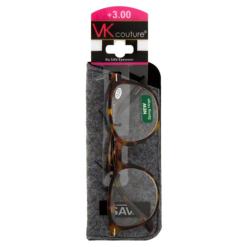 SAV Eyewear VK Couture +3.00 Spring Hinge Eyewear