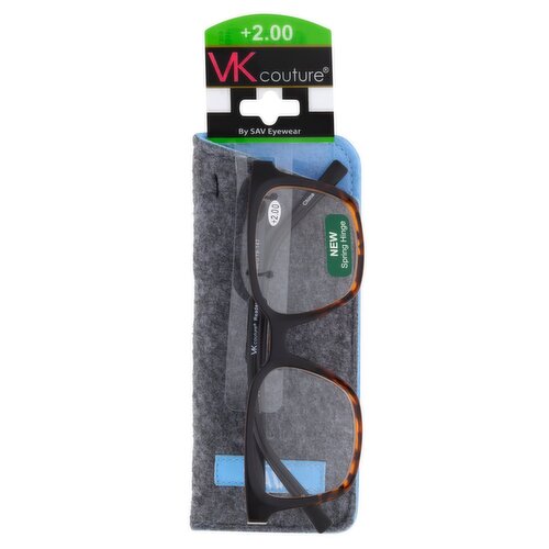 SAV Eyewear VK Couture +2.00 Spring Hinge Eyewear