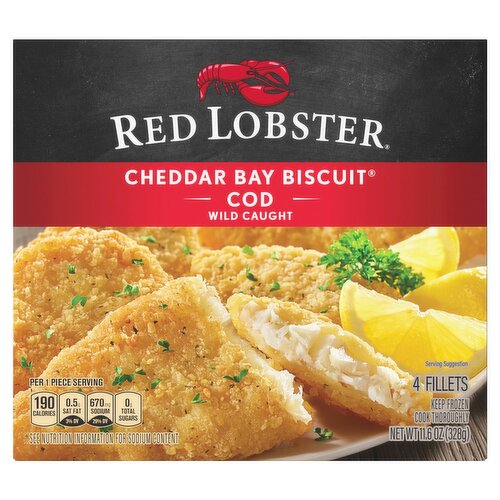 Red Lobster Cheddar Bay Biscuit Cod, 4 count, 11.6 oz