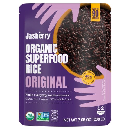 Jasberry Original Organic Superfood Rice, 7.05 oz