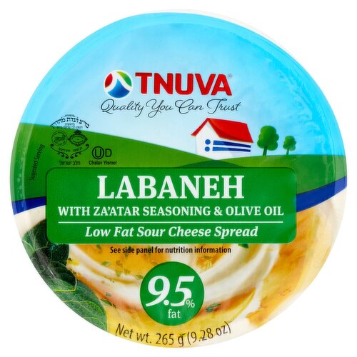 Tnuva Labaneh Low Fat Sour Cheese Spread, 9.28 oz