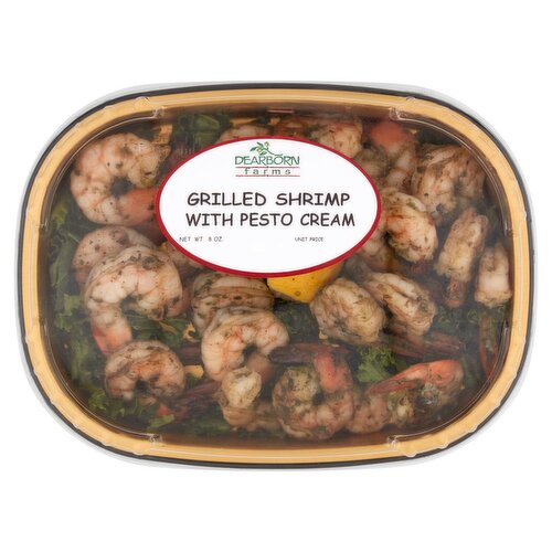 Dearborn Farms Grilled Shrimp with Pesto Cream, 8 oz