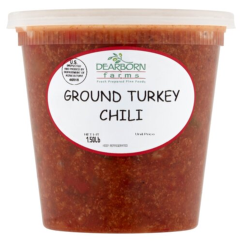 Dearborn Farms Ground Turkey Chili, 1.50 lb