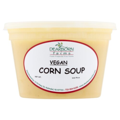 Dearborn Farms Vegan Corn Soup, 14 oz