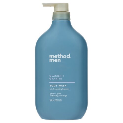 Method Men Glacier + Granite Body Wash, 28 fl oz