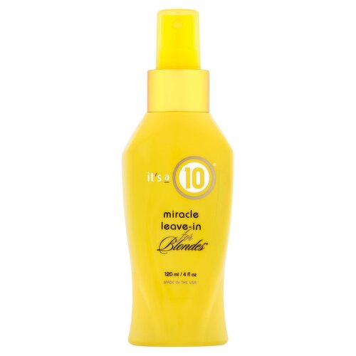 It's a 10 Miracle Leave-In for Blondes, 4 fl oz