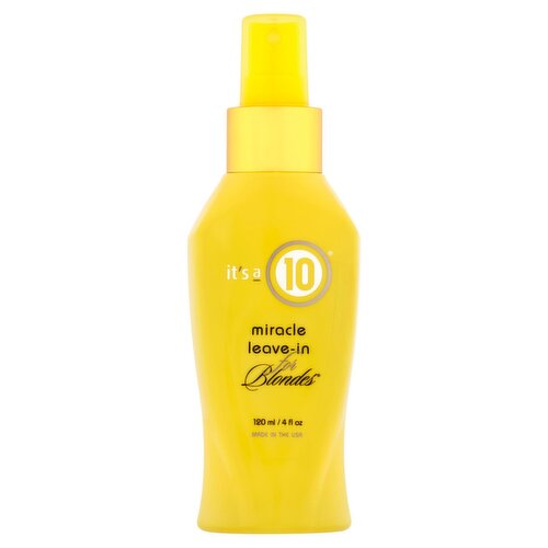 It's a 10 Miracle Leave-In for Blondes, 4 fl oz