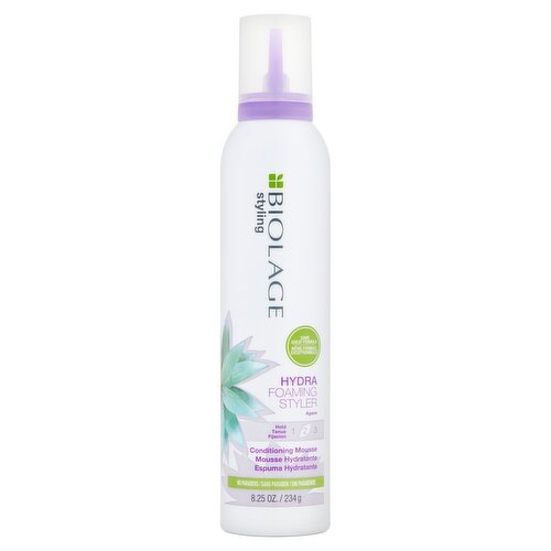 Biolage Styling Agave Hydra Foaming Styler Conditioning Mousse, 8.25 oz