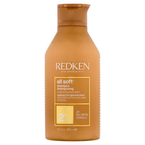 Redken All Soft Moisturizing Shampoo, 10.1 fl oz
