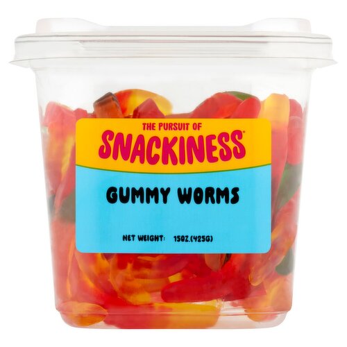 The Pursuit of Snackiness Gummy Worms, 15 oz