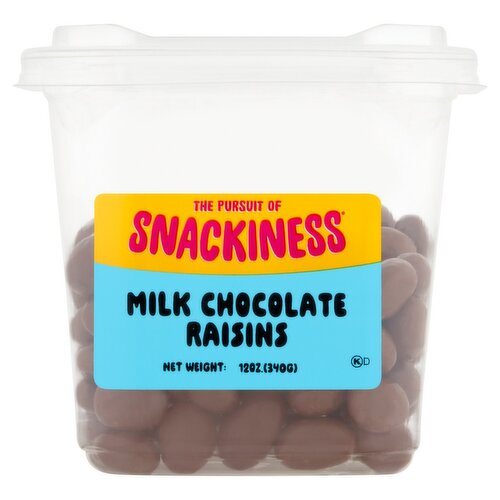 The Pursuit of Snackiness Milk Chocolate Raisins, 12 oz