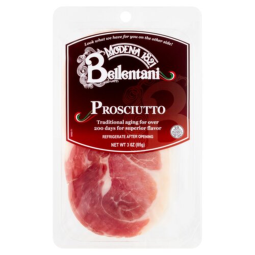 Bellentani Prosciutto, 3 oz