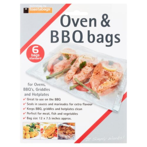 Toastabags Oven & BBQ Bags, 6 count