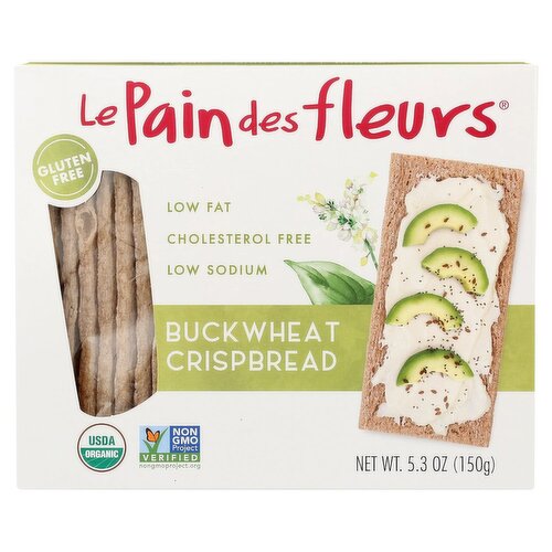 Le Pain Des Fleurs Buckwheat Crispbread, 5.3 oz