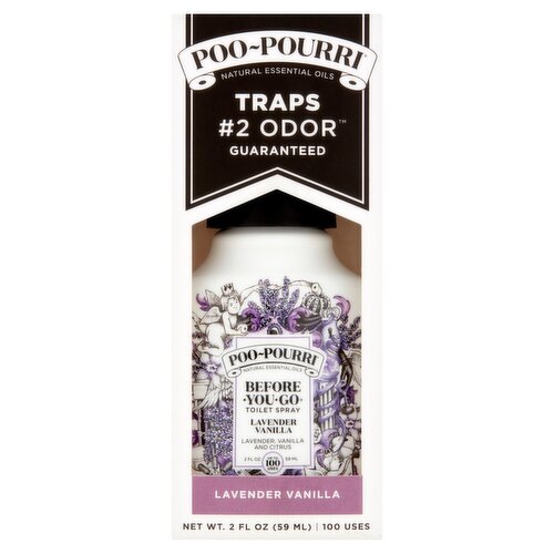 Poo-Pourri Before-You-Go Lavender Vanilla Toilet Spray, 2 fl oz