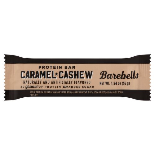 Barebells Caramel Cashew Protein Bar, 1.94 oz