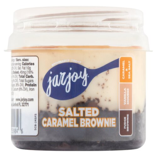 Jar Joy Salted Caramel Brownie Spoonable Treat