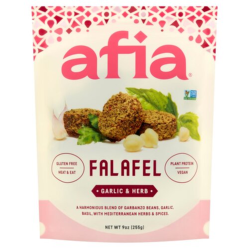 Afia Garlic & Herb Falafel, 9 oz